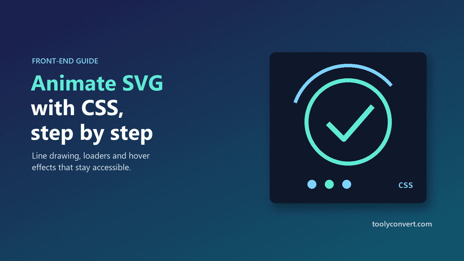 How to Animate SVG With CSS: A Practical Guide With Examples article
