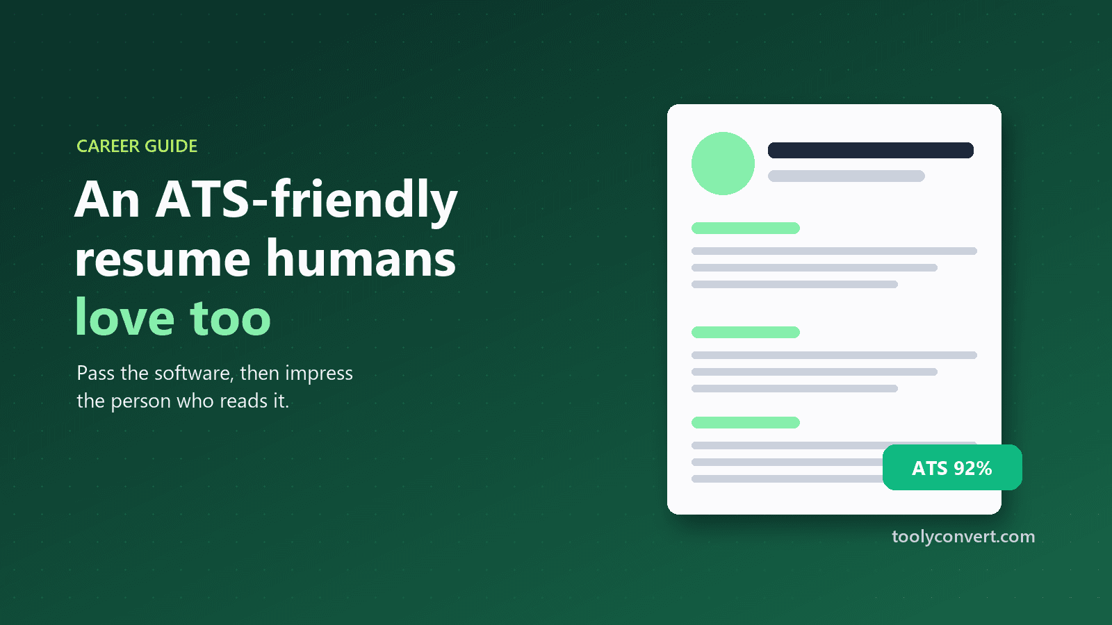 How to Write an ATS-Friendly Resume That Humans Love Too article