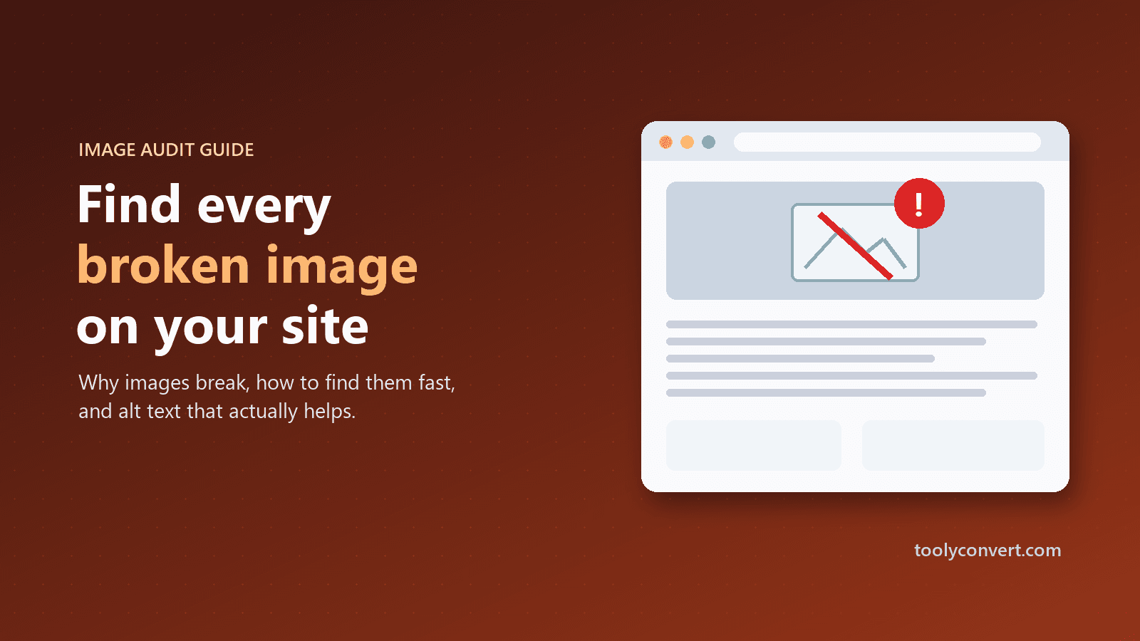 Why Images Break on Your Website (and How to Find Every One) article