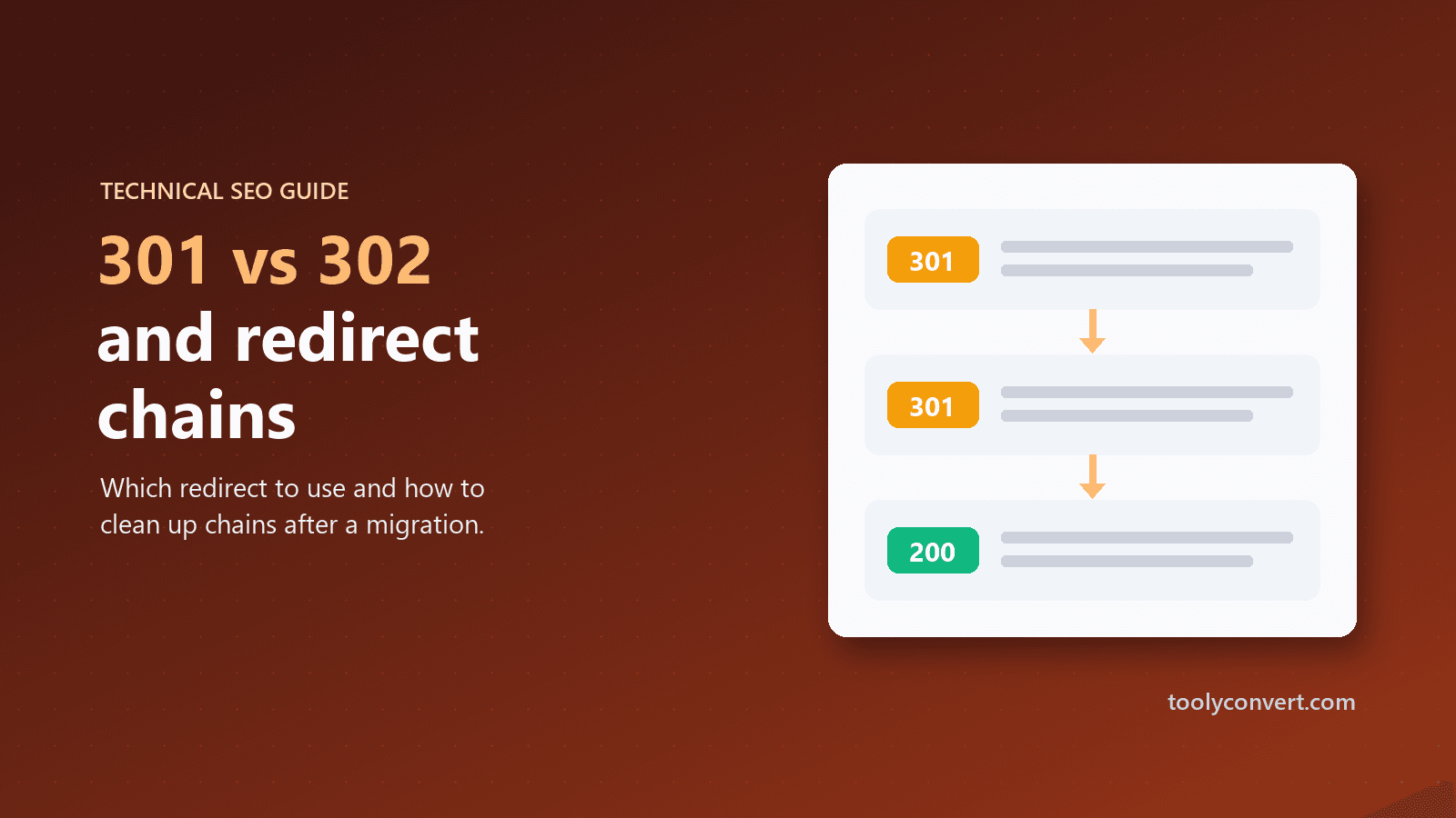301 vs 302 Redirects: A Plain-English Guide (and How to Fix Chains) article