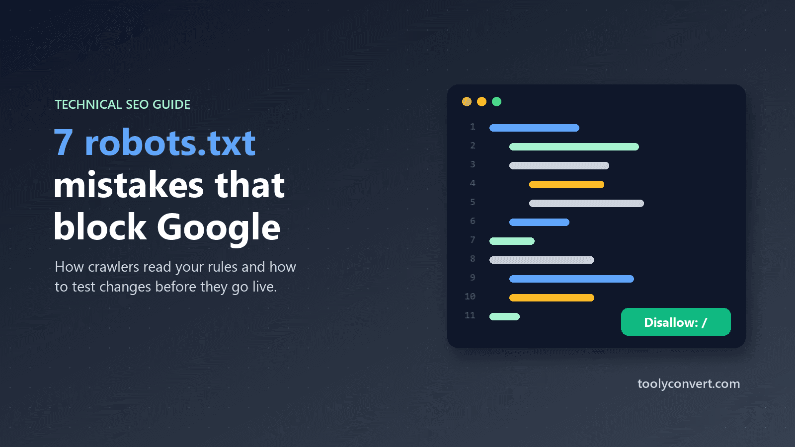 7 robots.txt Mistakes That Quietly Block Google article