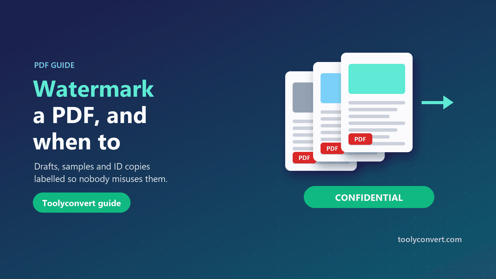 How to Add a Watermark to a PDF (and When You Should) article