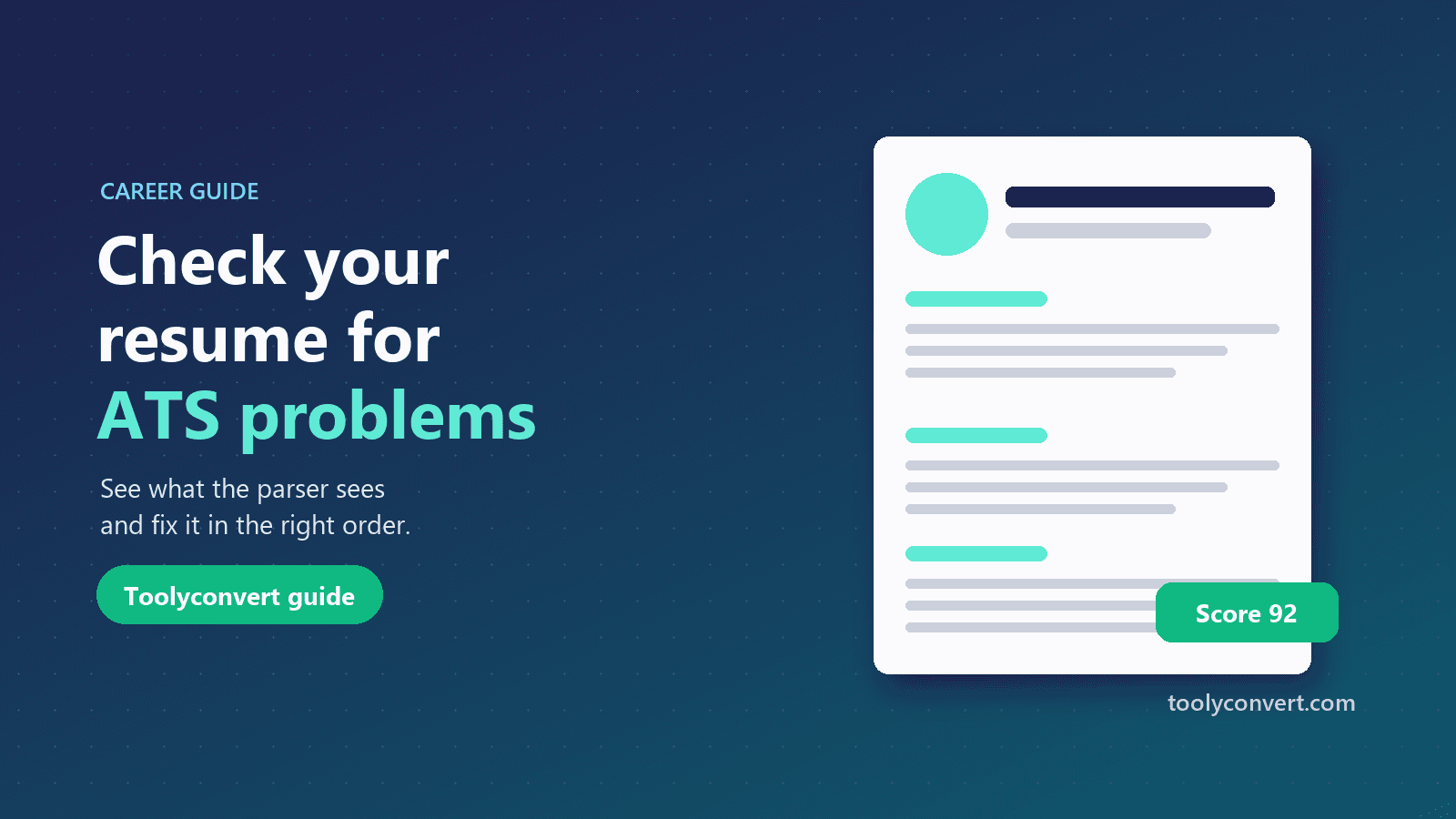 How to Check Your Resume for ATS Problems (and Fix Them) article