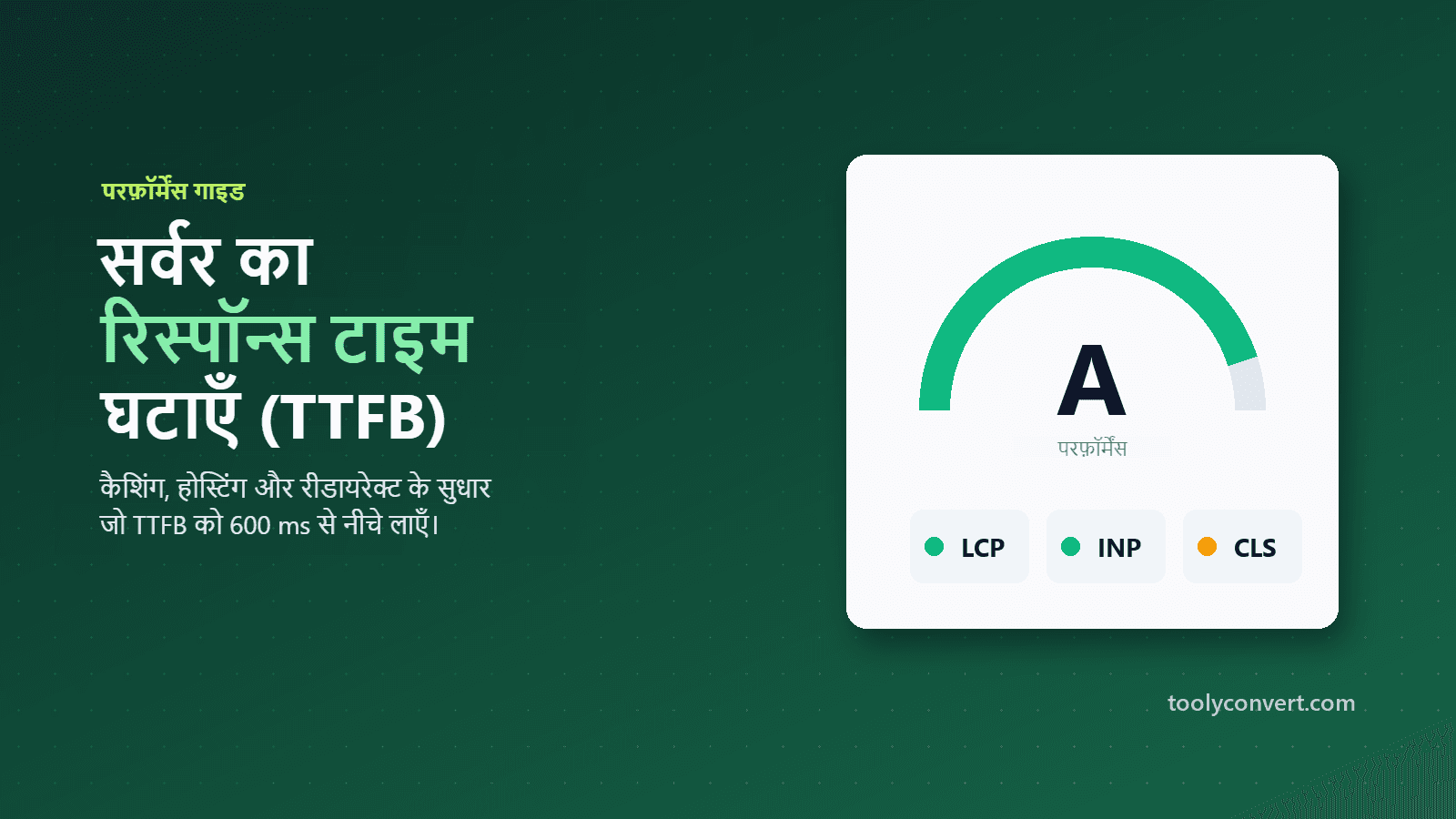 सर्वर रिस्पॉन्स टाइम (TTFB) घटाने की गाइड का कवर चित्र