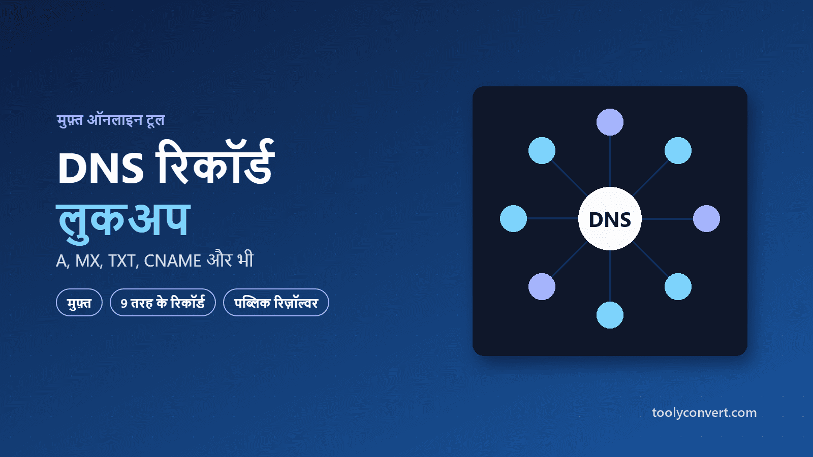 DNS रिकॉर्ड लुकअप टूल tool