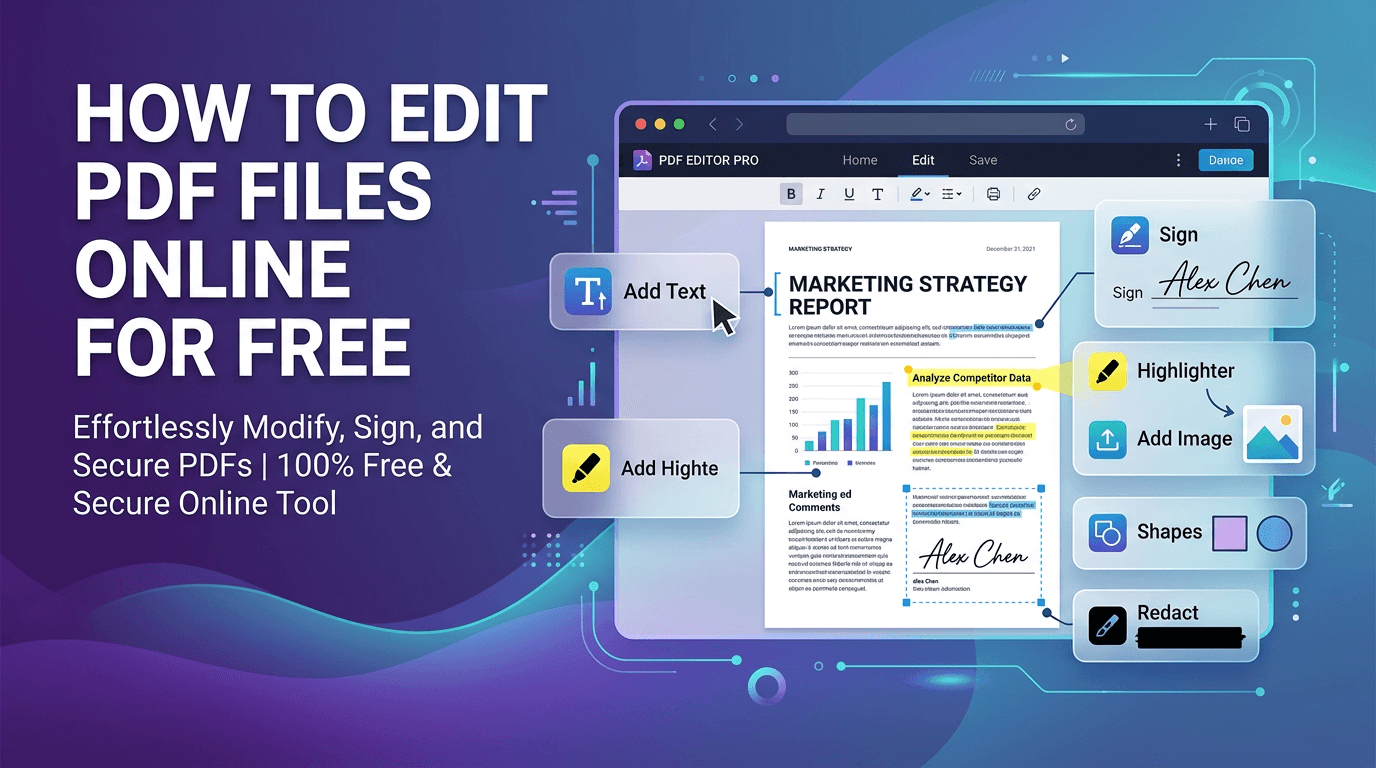 How to Edit PDF Files Online for Free: Complete Guide