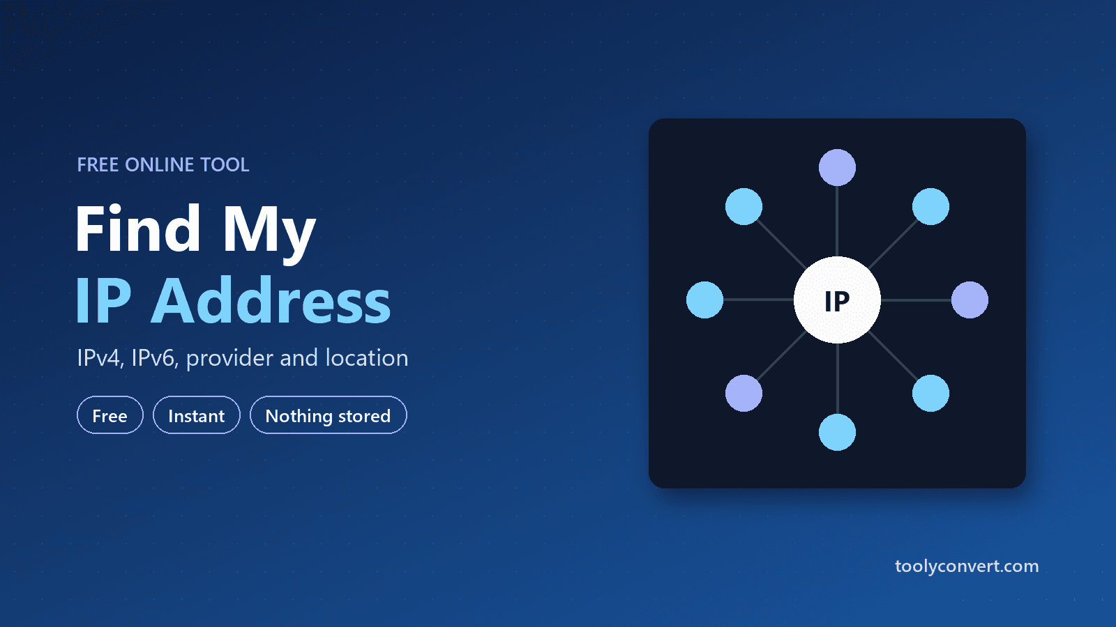 Find My IP Address tool