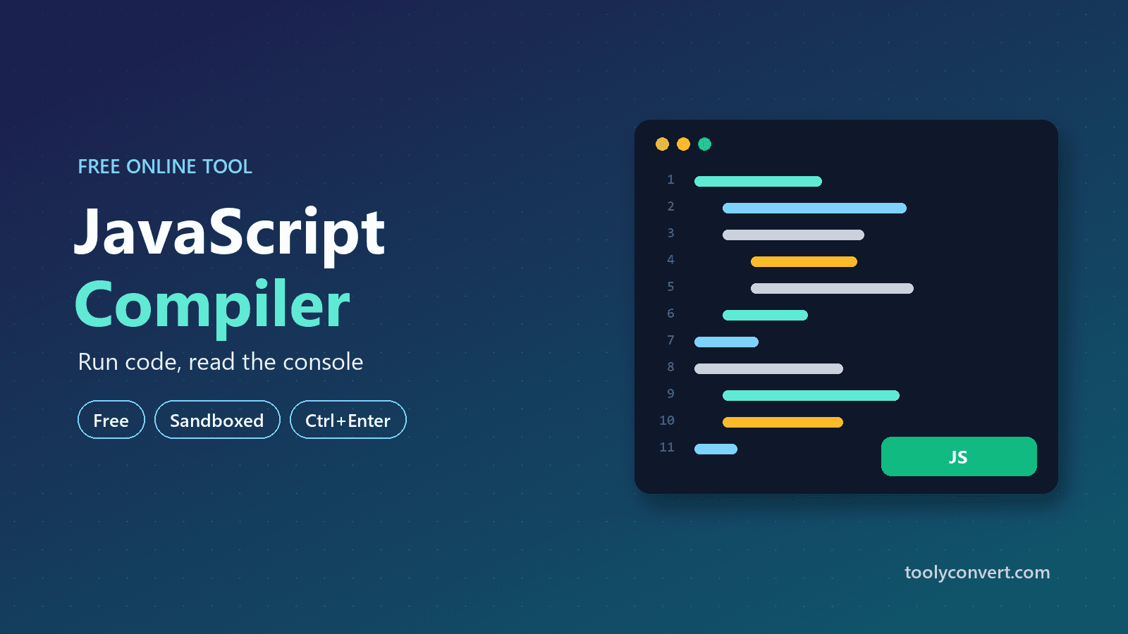 Live JavaScript Compiler tool