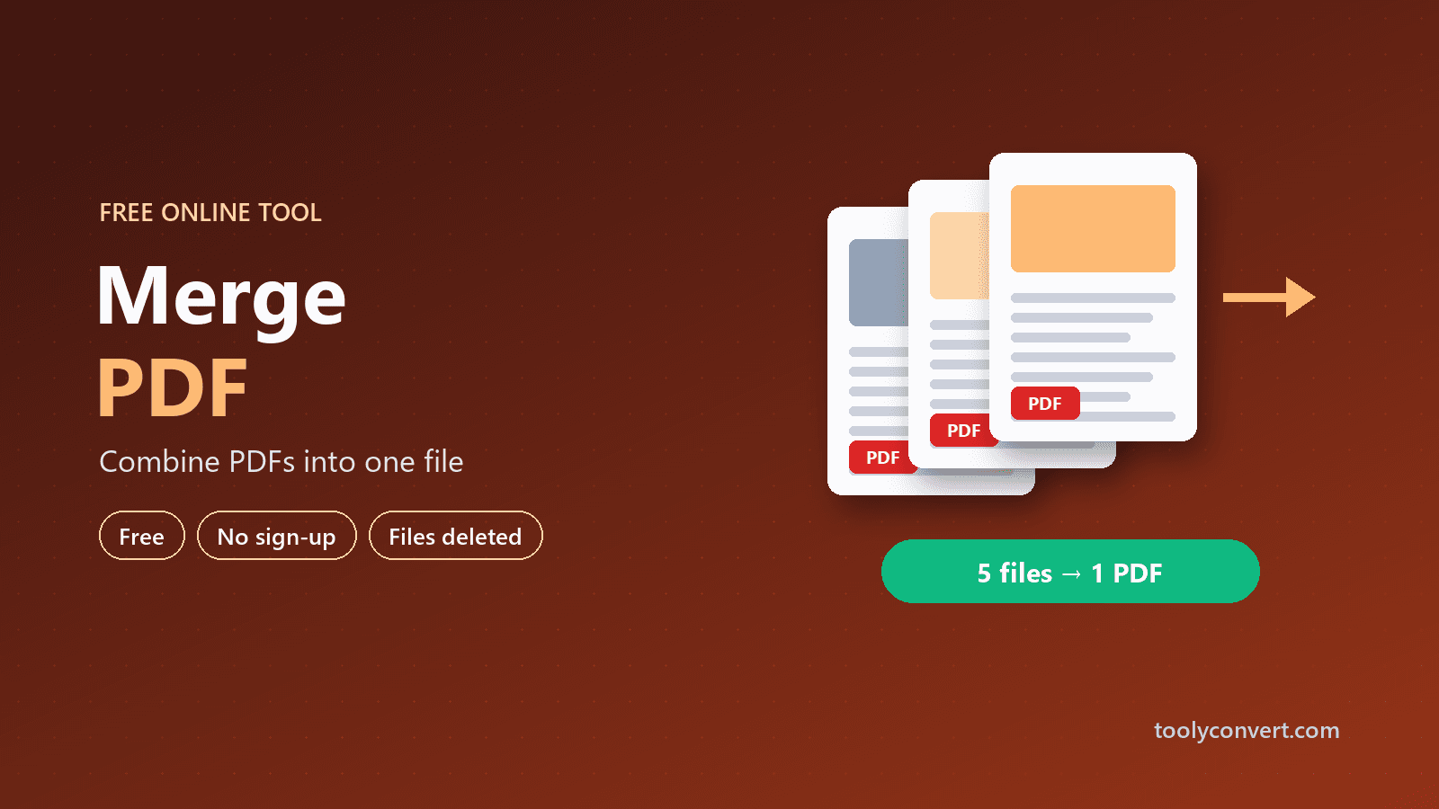 Merge PDF tool