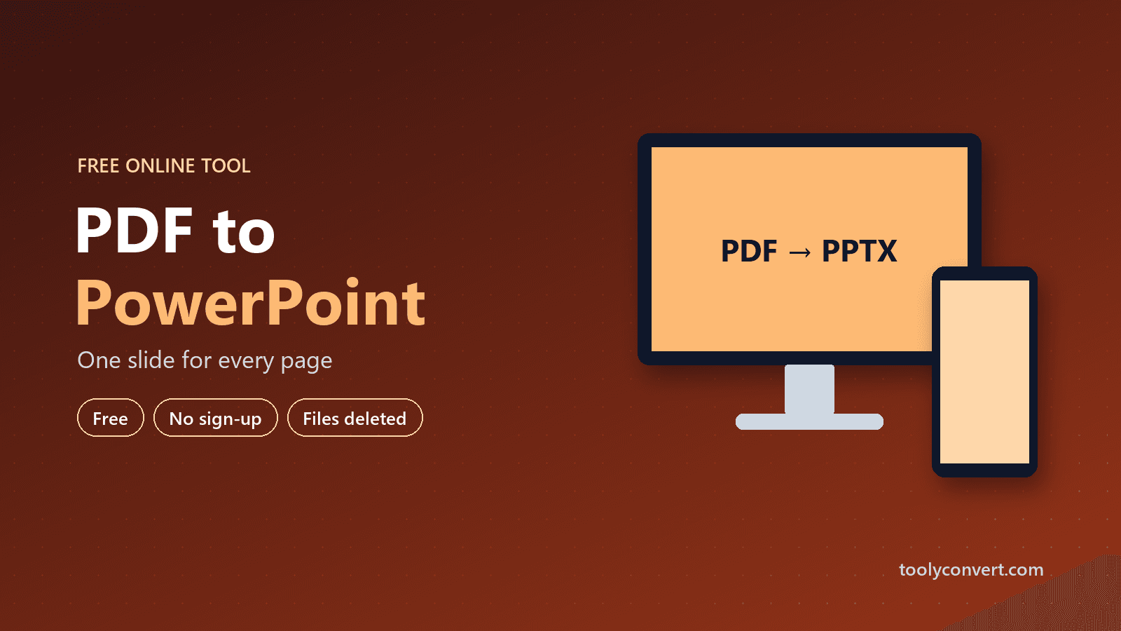 PDF to PowerPoint Converter tool