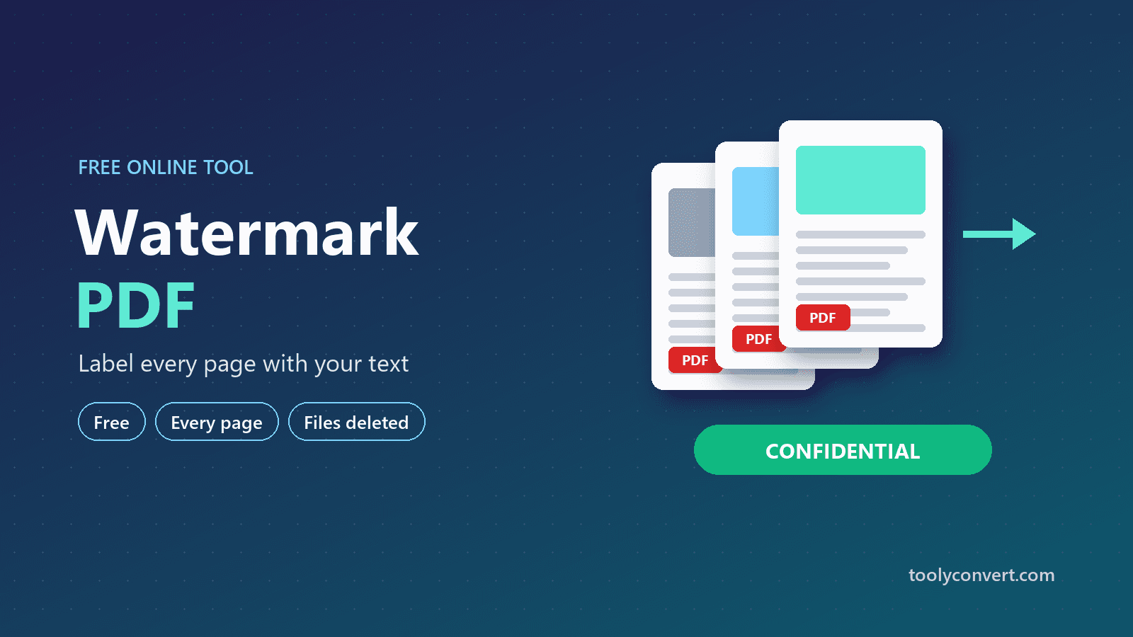 Watermark PDF tool