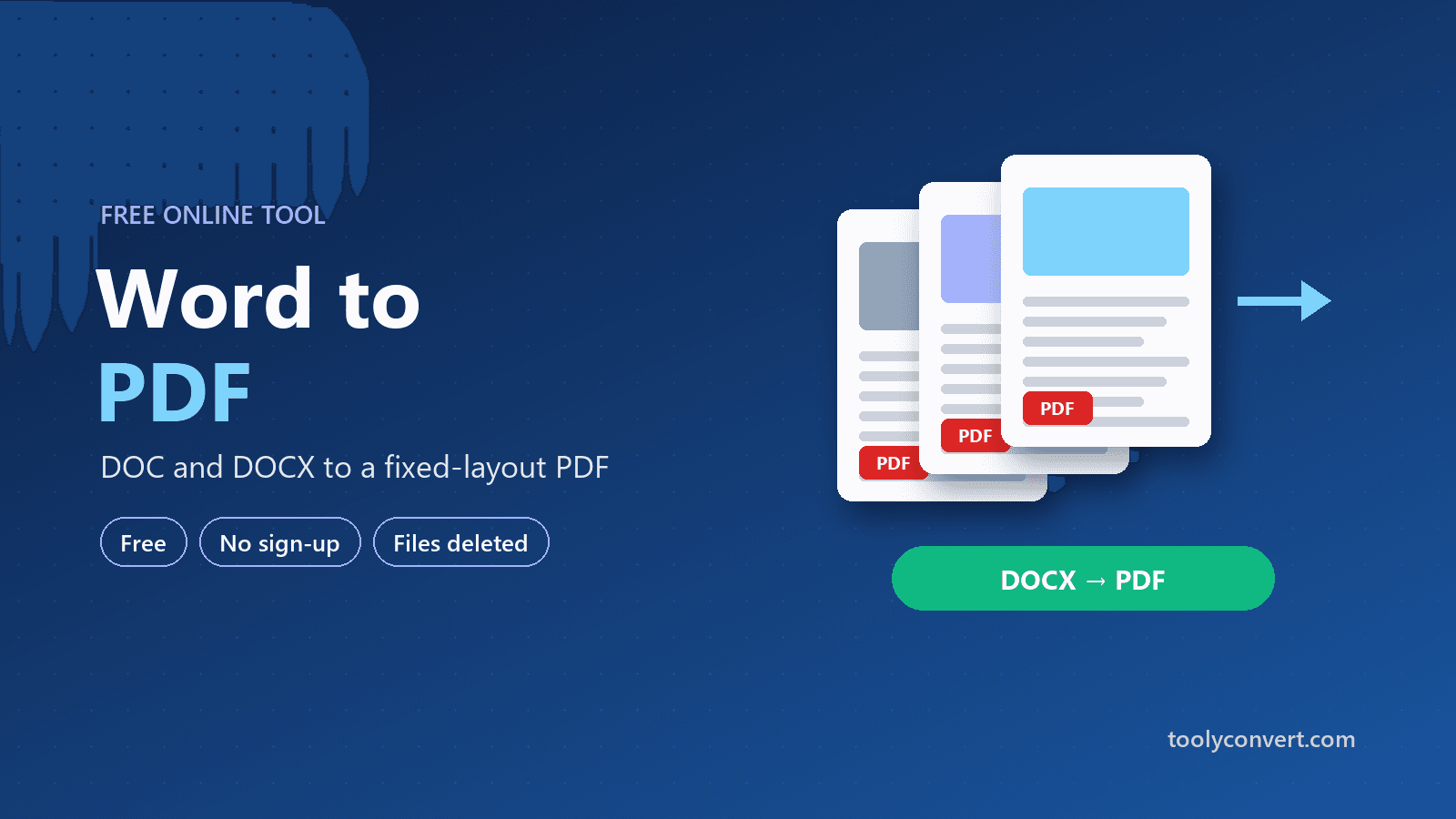 Word to PDF Converter tool