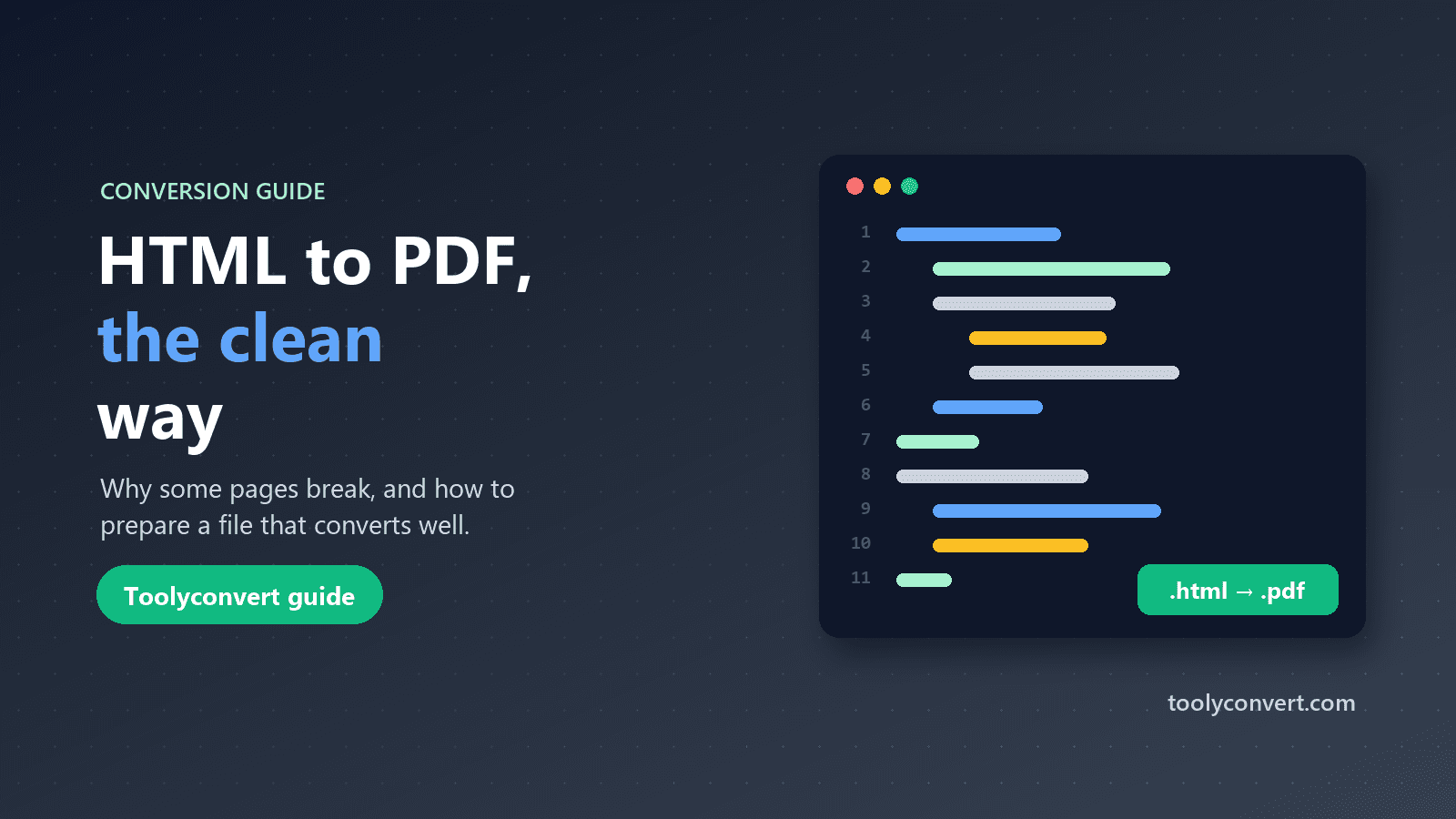 How to Convert HTML to PDF (and Why Some Pages Break) article