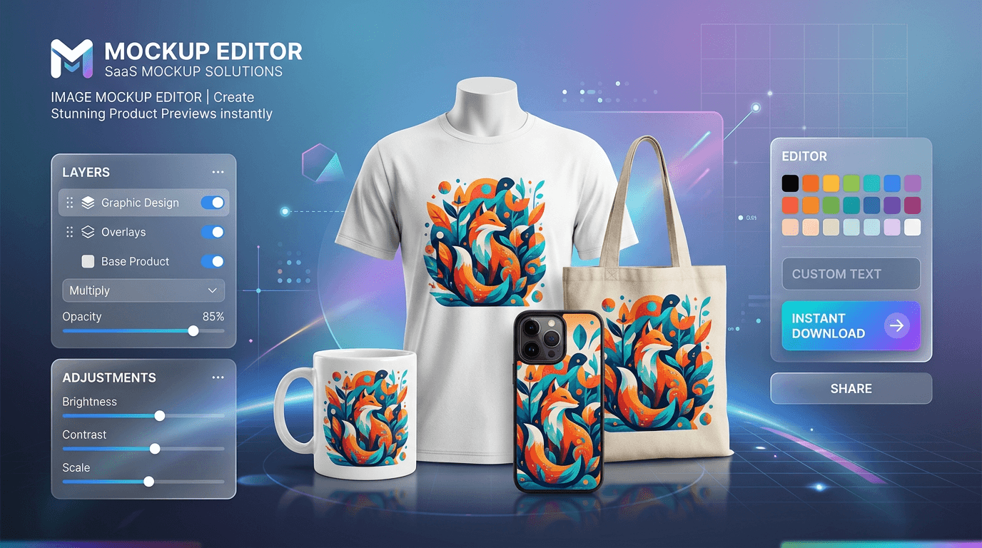 How to Create Product Mockups Online for Free (No Watermark)