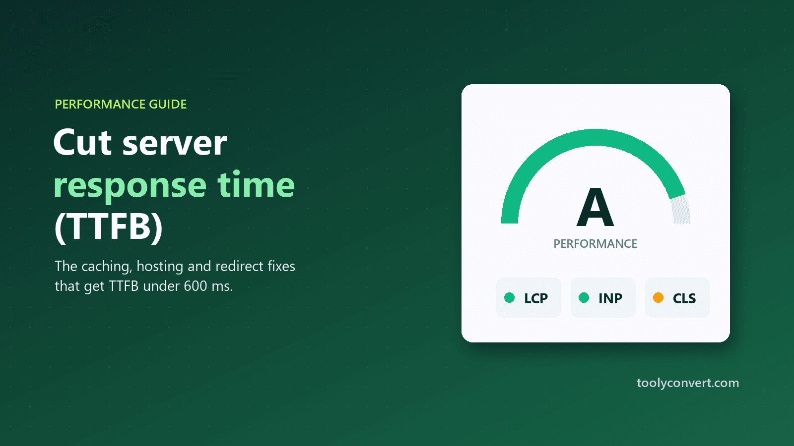 How to Reduce Server Response Time (TTFB): A Practical Checklist article