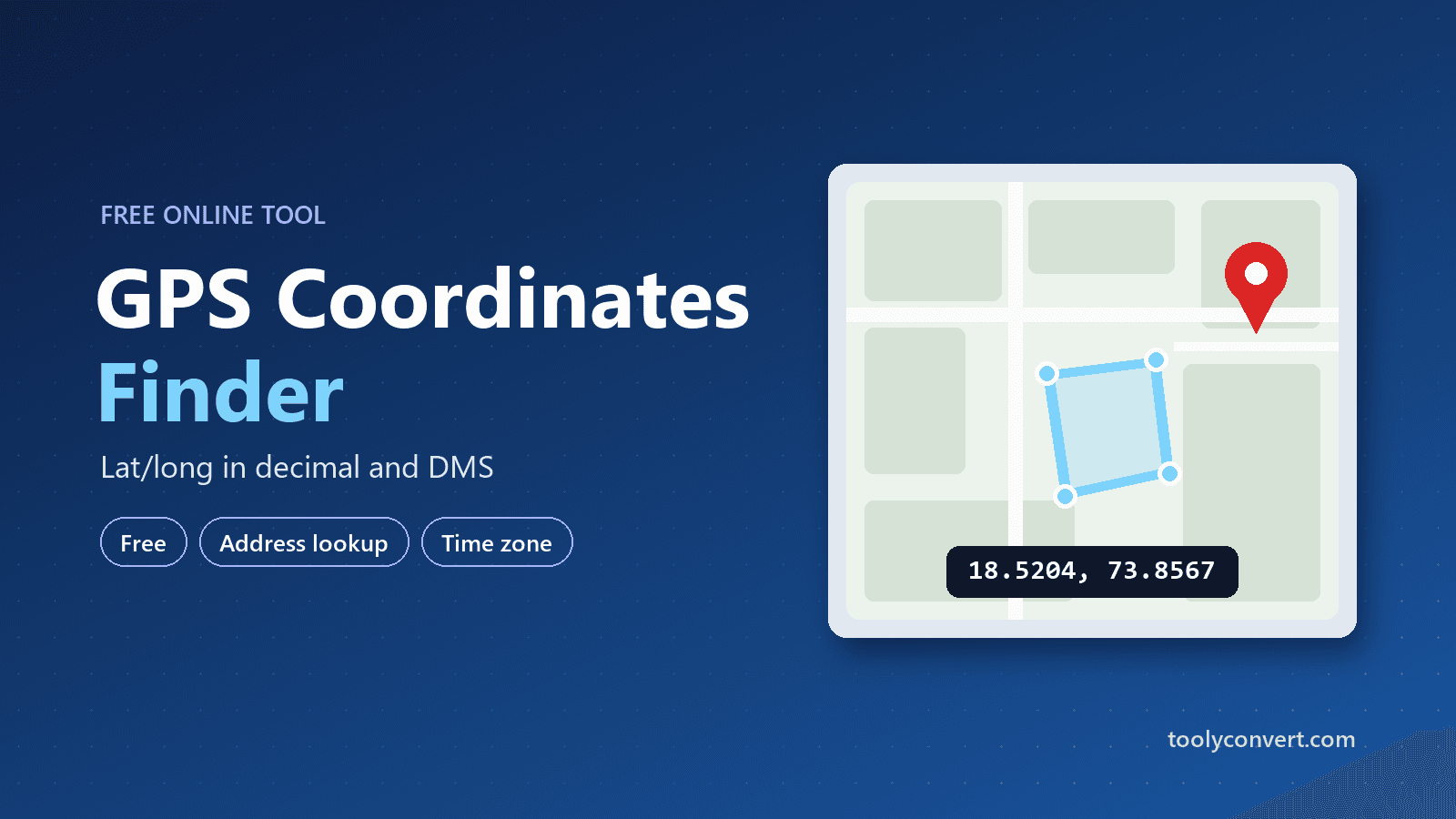 GPS Coordinates Finder & Converter tool
