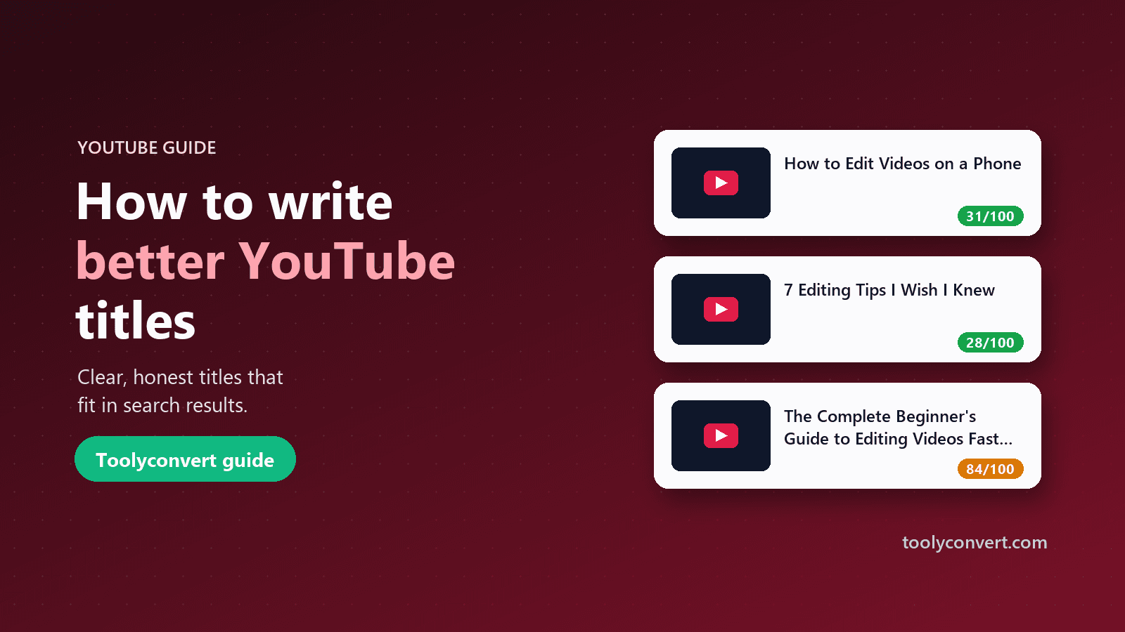 How to Write Better YouTube Titles (Without Clickbait) article